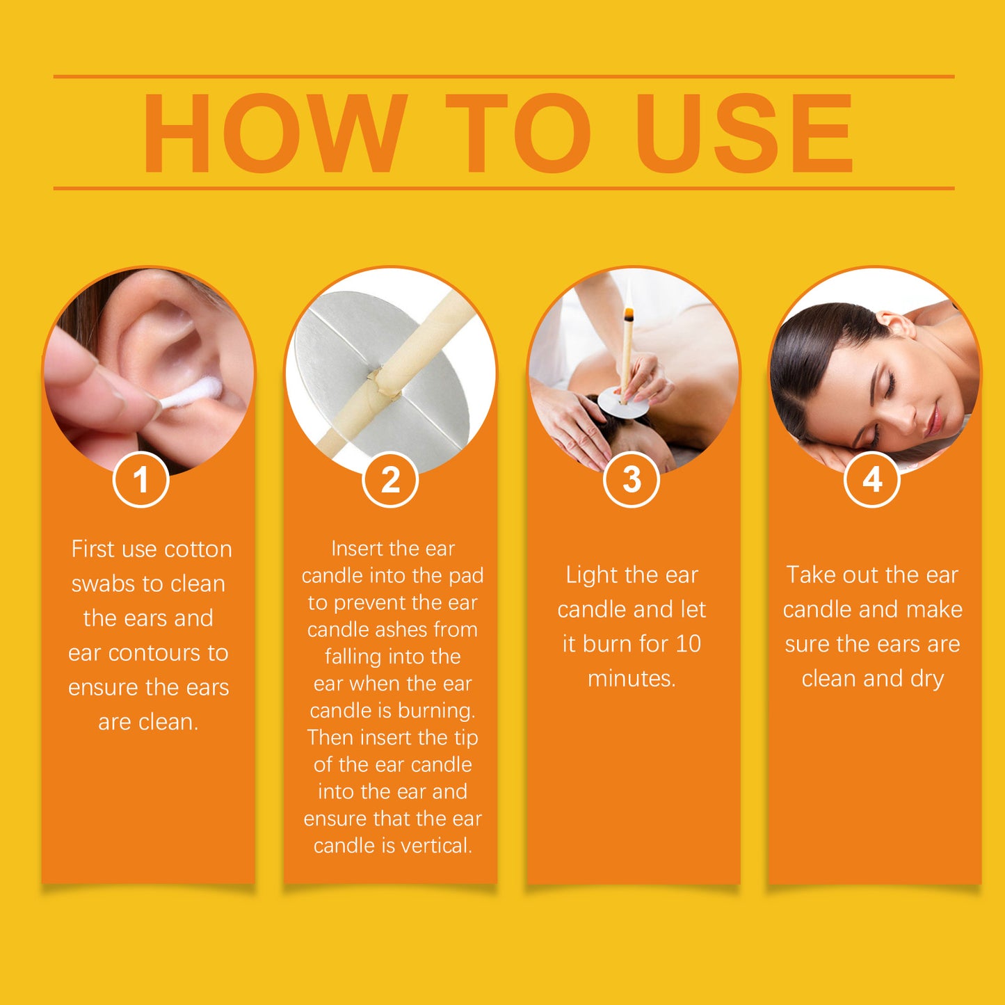 OUHOE Ear Candle Set For Soothing And Gentle Ear Cleansing Nourishing Care Honey Beeswax Ear Cand... – photo 6 – Avaiya Gems