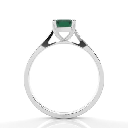 Emerald Engagement Ring – alternate view