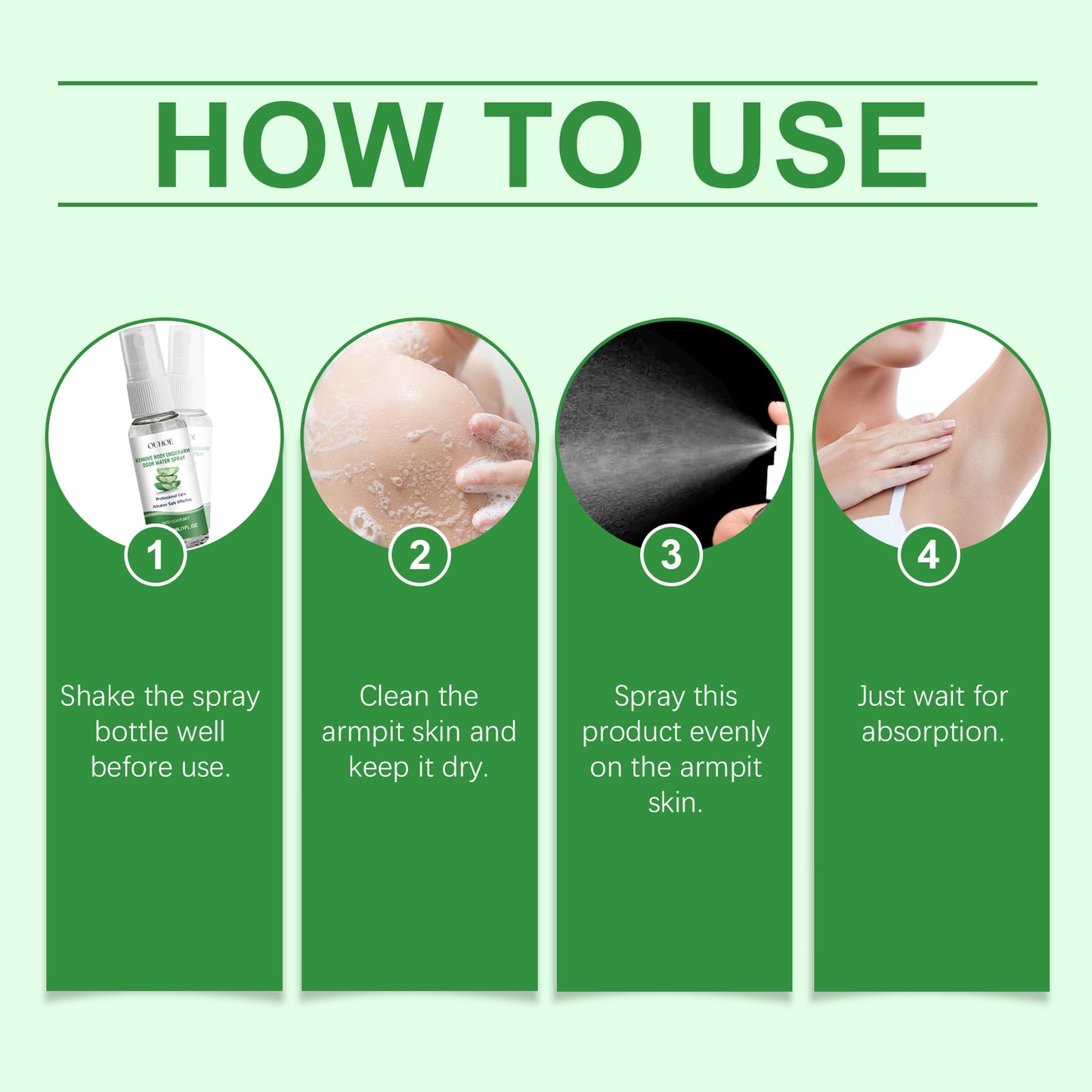 Aloe Vera Underarm Spray Refreshing Spray Hydrates, Leaves Fragrance, Nourishes And Refreshes Und... – photo 6 – Avaiya Gems
