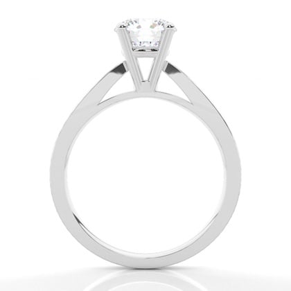 4 Prong Setting Thin Moissanite Engagement Ring – alternate view