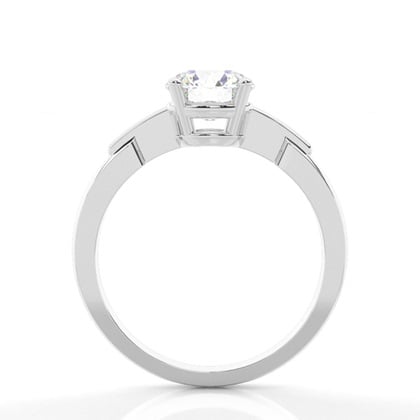 Round Diamond Engagement Ring – alternate view