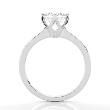 Moissanite Engagement Ring – alternate view