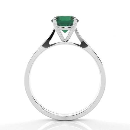 Emerald Engagement Ring – alternate view
