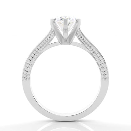 Marquise Diamond Engagement Ring – alternate view