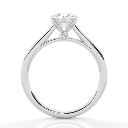 Floral Shank Engagement Rings – alternate view