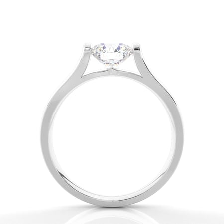 Round Diamond Engagement Ring – alternate view