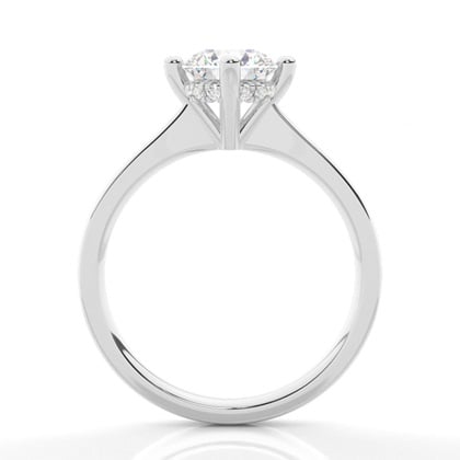 Hidden Halo Diamond Engagement Rings – alternate view