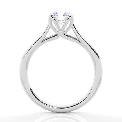 Floral Shank Engagement Rings – alternate view