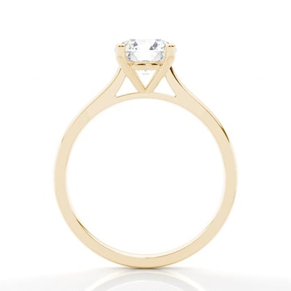 Round Diamond Engagement Ring – alternate view