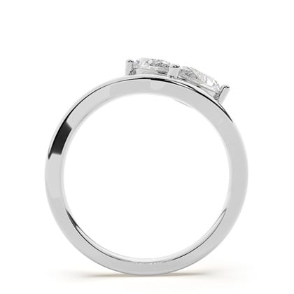 Toi Et Moi Sweetheart Diamond Engagement Ring – alternate view