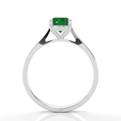 Emerald Engagement Ring – alternate view