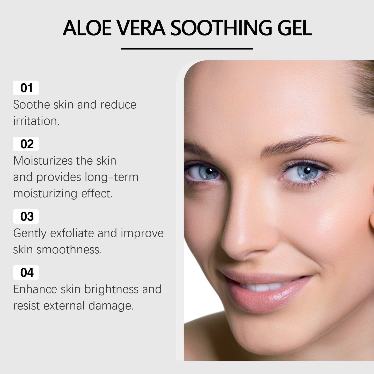 OceAura Aloe Vera Leaf Soothing Gel, Moisturizing Gentle And Comfortable Skin Moisturizing And Hy... – photo 4 – Avaiya Gems