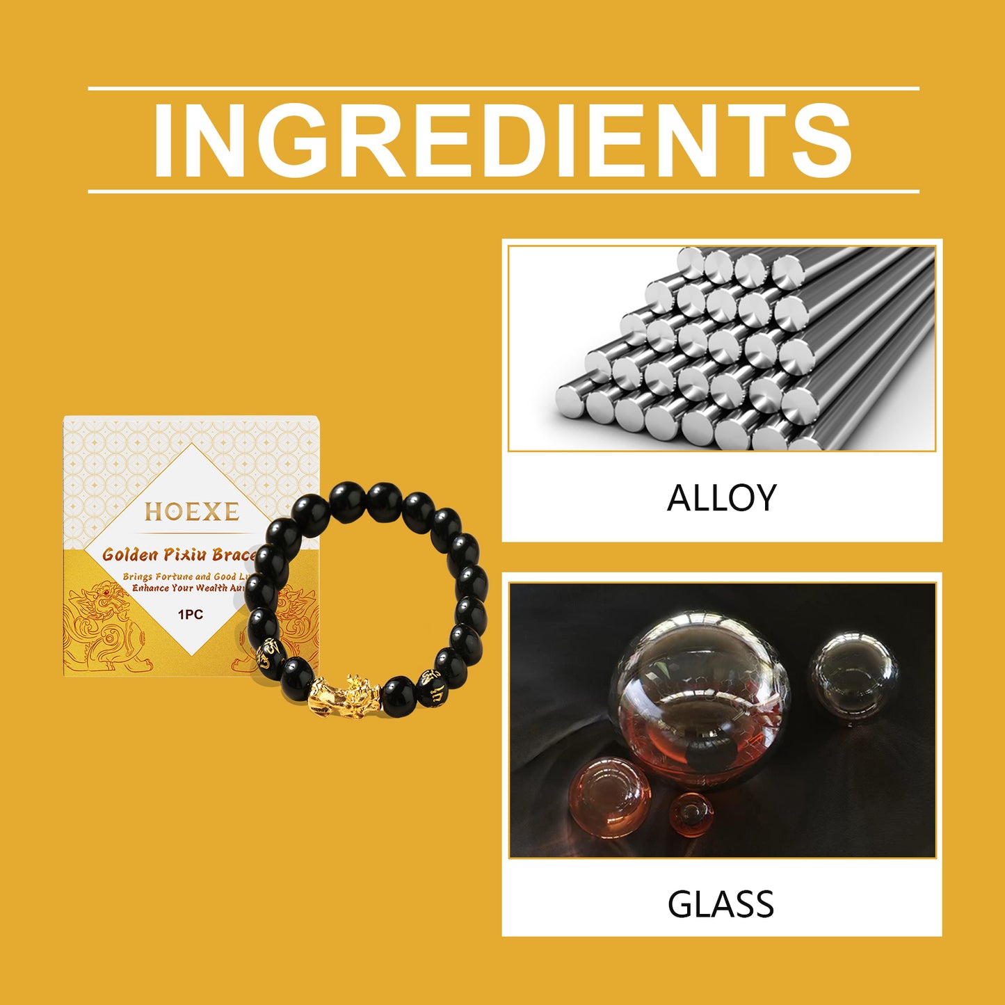 Gold Pixiu Beaded Bracelet Beautiful Meaning Of Male And Female Couples Hand String Fashion Elega... – photo 4 – Avaiya Gems