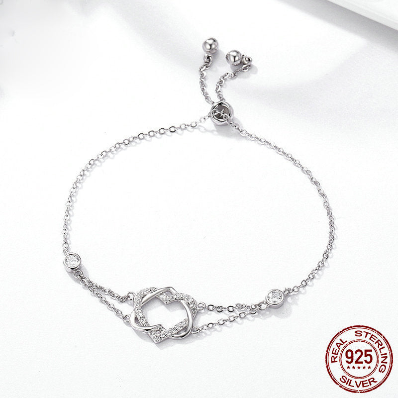 Love pure silver bracelet S925 jewelry – photo 5 – Avaiya Gems