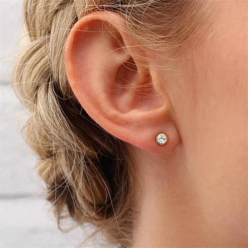 Birthstone Stud Earrings – Personalized Monthly Gemstone Jewelry