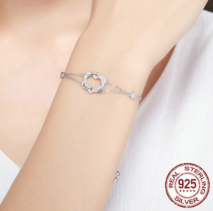 Love pure silver bracelet S925 jewelry – photo 3 – Avaiya Gems