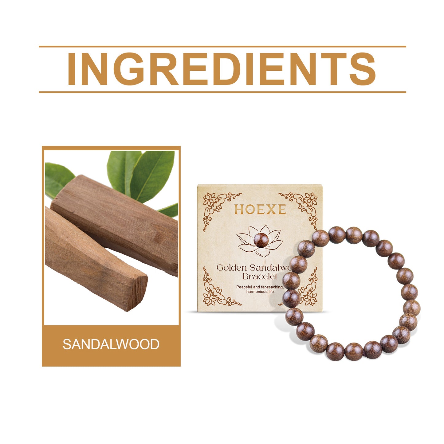 Gold Wire Sandalwood Bead Hand Daily Wear Decoration Simple Fashion 100 With Decorative Wooden Be... – photo 3 – Avaiya Gems