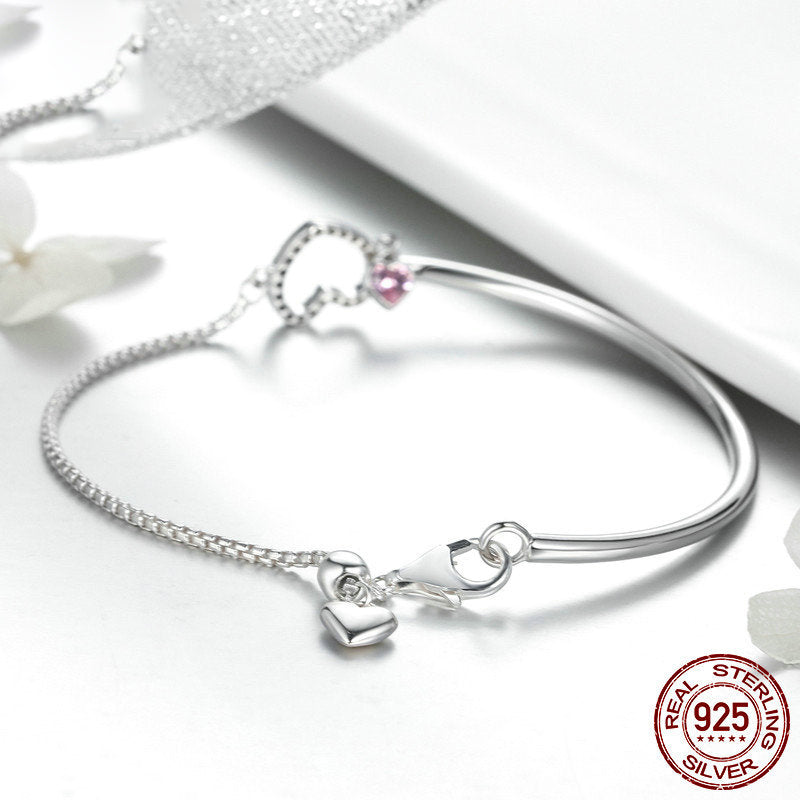 S925 pure silver women's silver bracelet – photo 4 – Avaiya Gems