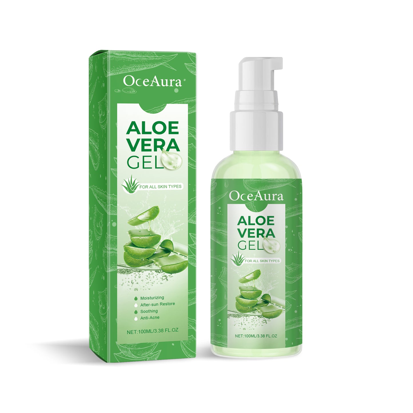 Aloe Vera Nourishing And Moisturizing Gel Gently Hydrates And Refreshes Skin Moisturizing And Coo... – Avaiya Gems