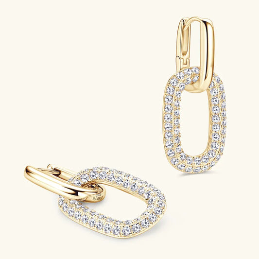 2.16 Carat Moissanite 925 Sterling Silver Earrings – Avaiya Gems