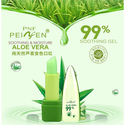 PNF Brand Aloe Vera Natural Moisturizer Lipstick Temperature Changed Color Lipbalm Natural Magic ... – photo 2 – Avaiya Gems