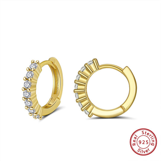 S925 sterling silver earrings with smooth surface earrings – Avaiya Gems