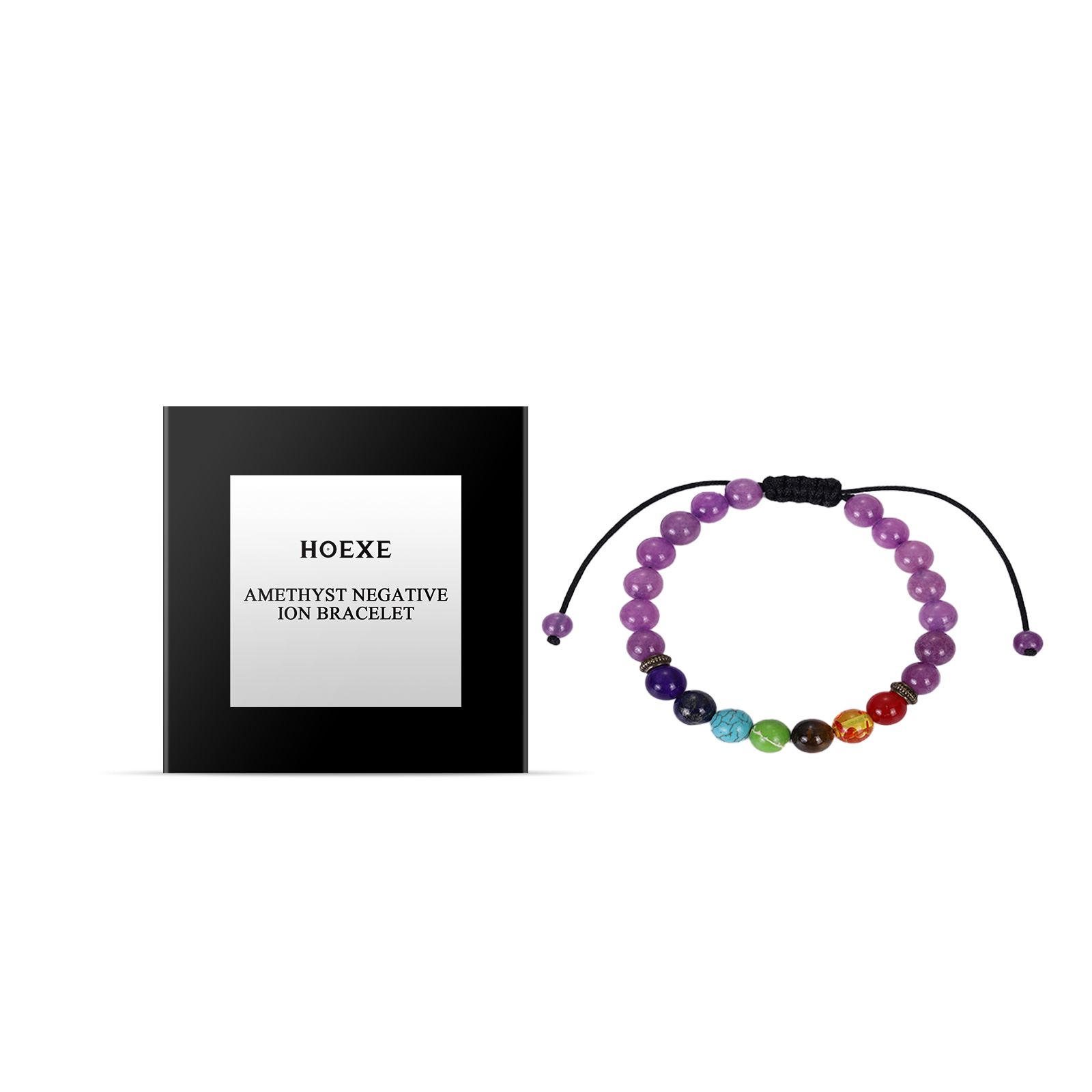 Hoexe Amethyst Bracelet, Turquoise Simple Fashion Personality Male And Female Couples Pink Crysta... – photo 6 – Avaiya Gems