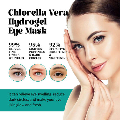 Chlorella Vera Hydrogel Eye Mask, Moisturizing Desalination Eye Grain Compact Fine Grain Soft Ski... – photo 5 – Avaiya Gems