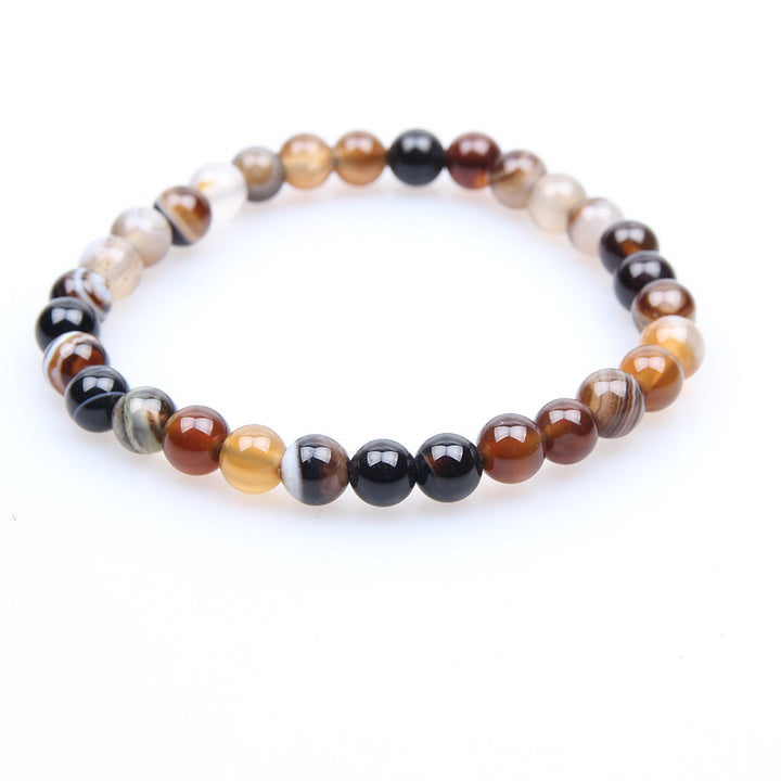 Coffee Agate Gemstone Bracelet – Natural Healing Crystal Jewelry