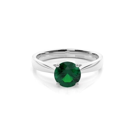 Emerald Engagement Ring