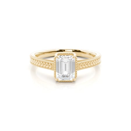 Vintage Solitaire Diamond Engagement Ring