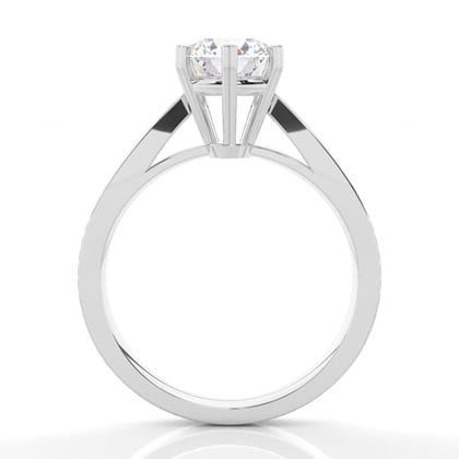 6 Prong Setting Medium Engagement Ring – alternate view