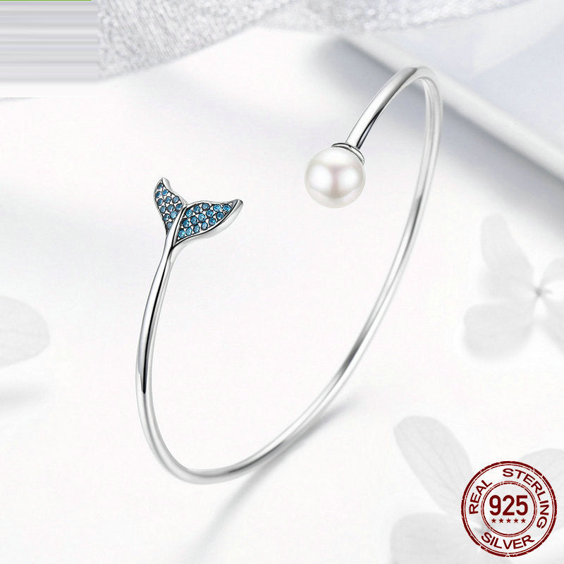 Mermaid Tears s925 sterling silver bracelet – photo 2 – Avaiya Gems