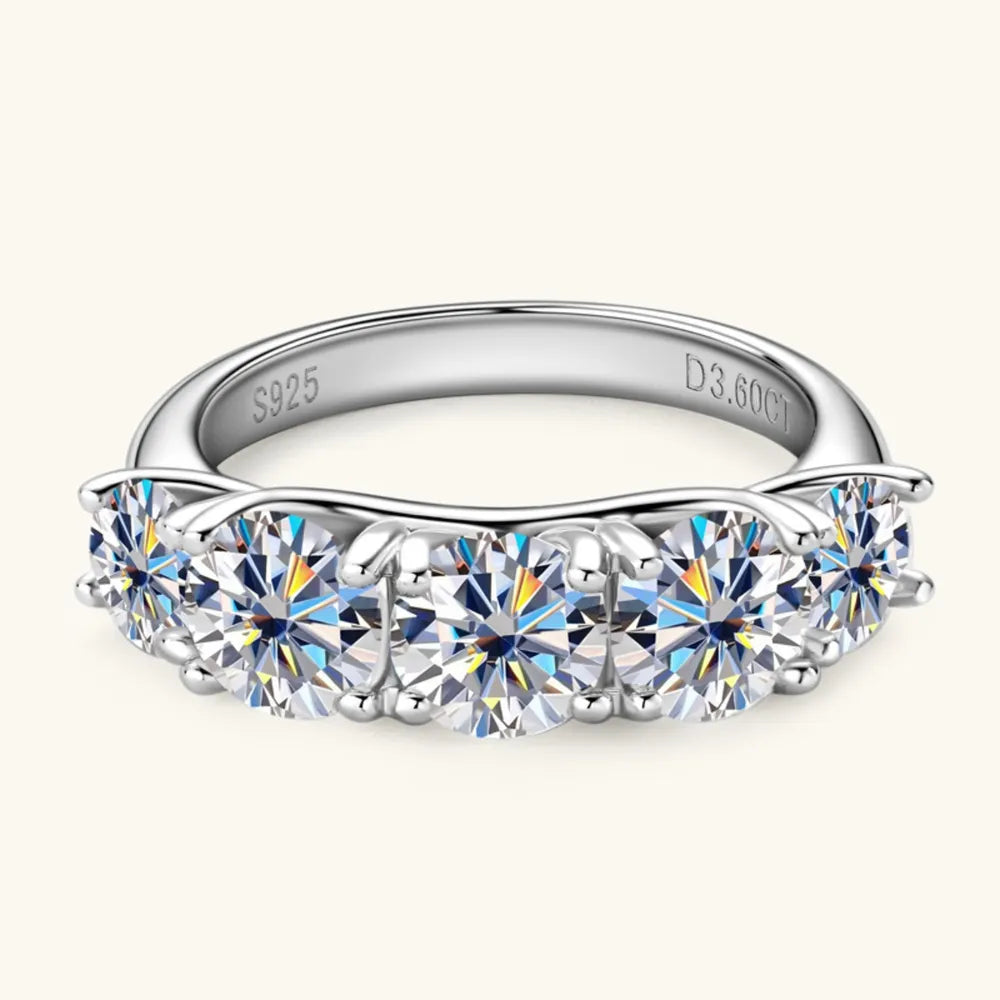 3.6 Carat Moissanite 925 Sterling Silver Ring – photo 2 – Avaiya Gems