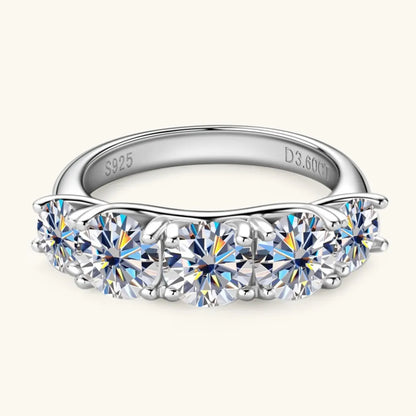 3.6 Carat Moissanite 925 Sterling Silver Ring – photo 2 – Avaiya Gems