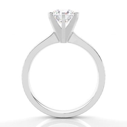 6 Prong Setting Large Engagement Ring – alternate view