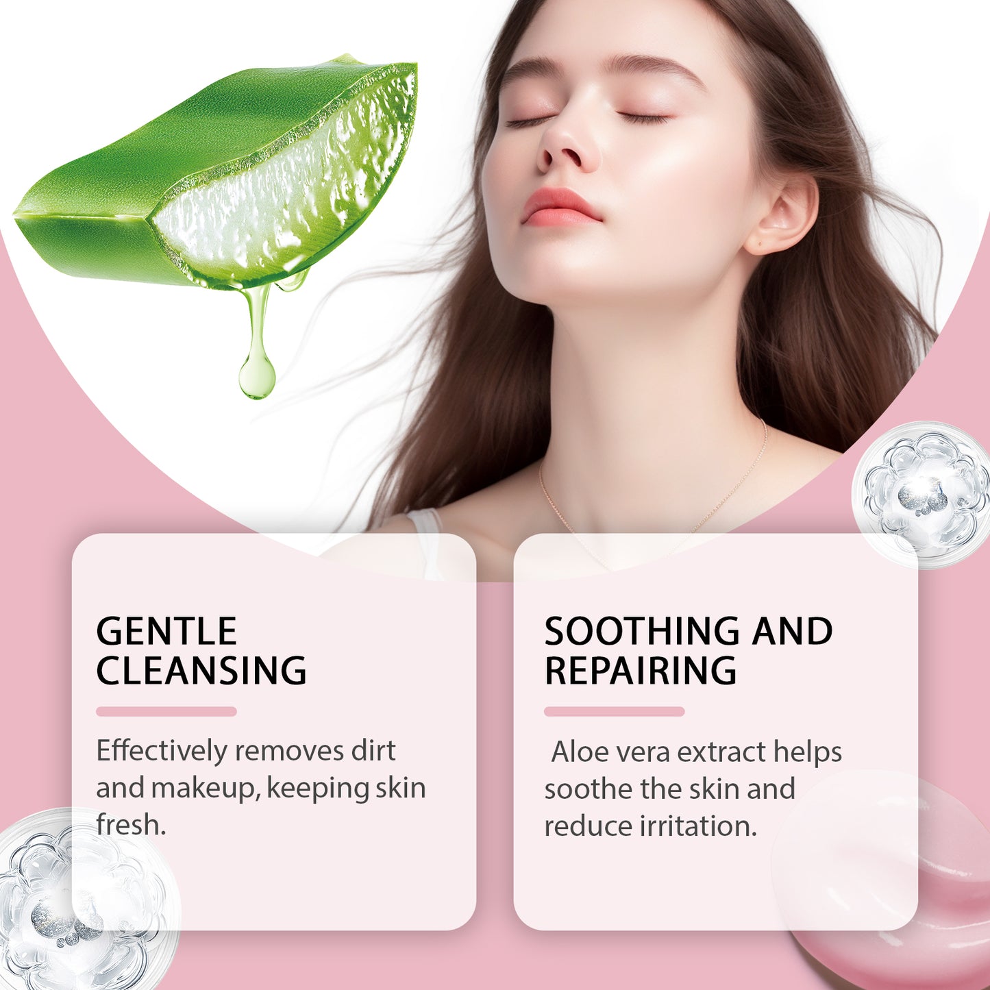 Aloe Soothing Cleanser Gently Cleans Pores, Exfoliates And Smoothes Skin – photo 5 – Avaiya Gems