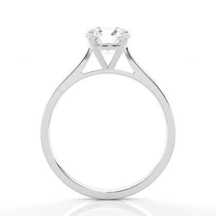 Round Diamond Engagement Ring – alternate view