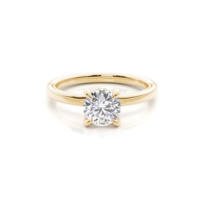 Hidden Halo Diamond Engagement Rings