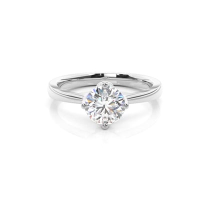 4 Prong Setting Large Engagement Ring