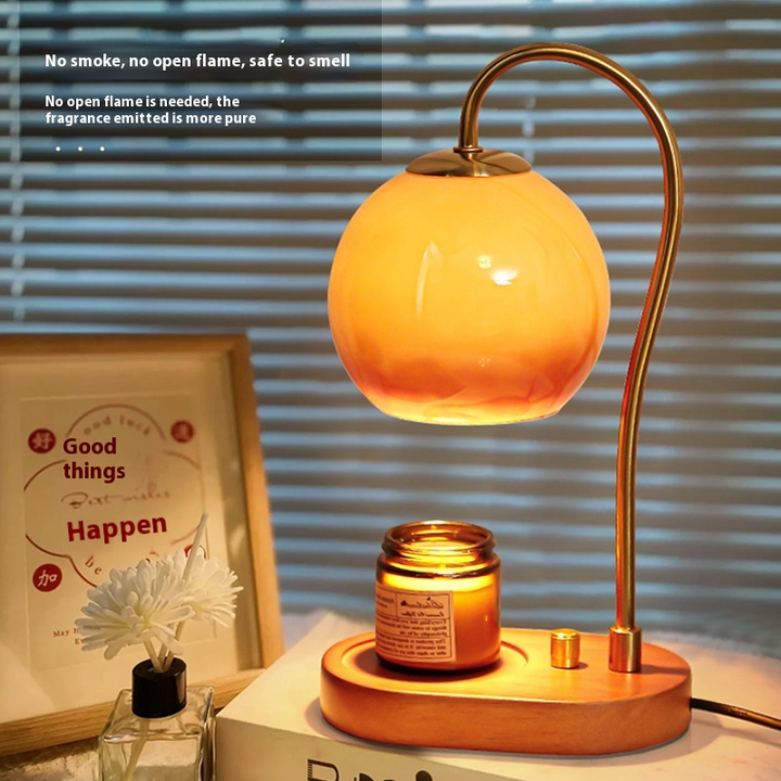 Aromatherapy Candle Lamp – Essential Oil Wax Melt Diffuser &amp; Mood Light
