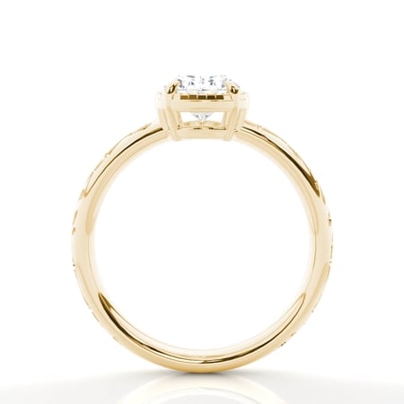 Vintage Solitaire Diamond Engagement Ring – alternate view