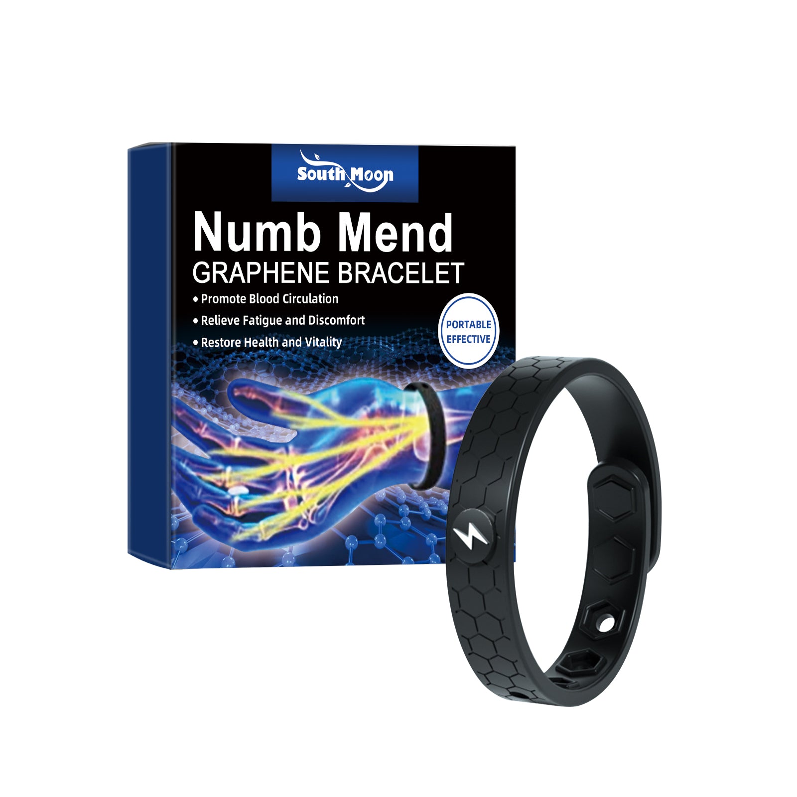 South Moon Body Care Bracelet Gentle Care To Ease The Burden Of The Body Portable Fashion Care Br... – Avaiya Gems