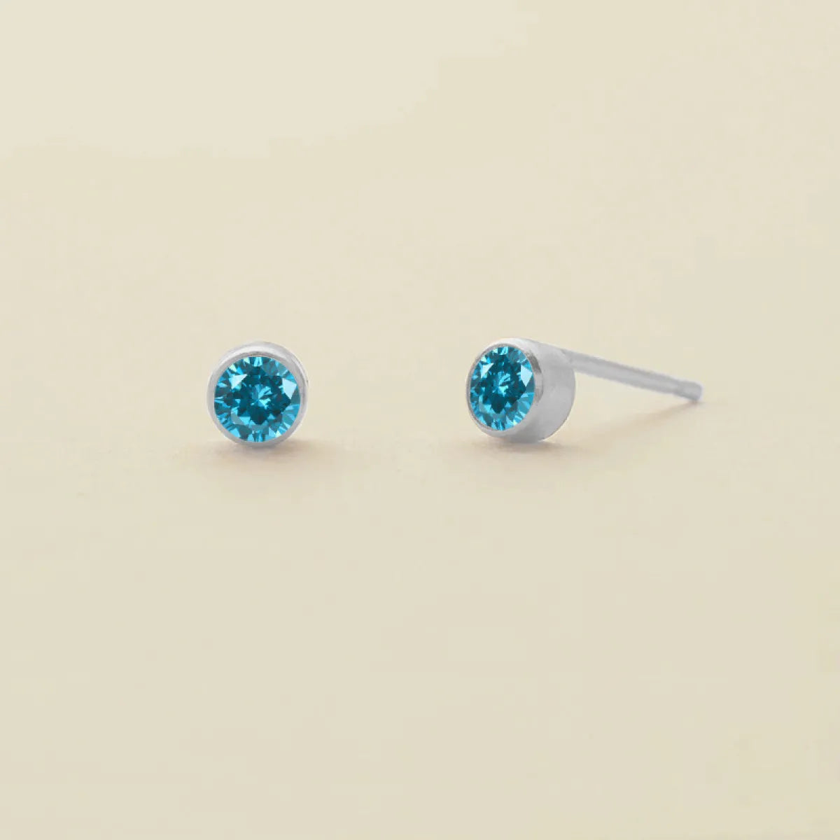Birthstone Stud Earrings – Personalized Monthly Gemstone Jewelry