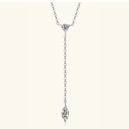 Moissanite 925 Sterling Silver Necklace – photo 3 – Avaiya Gems
