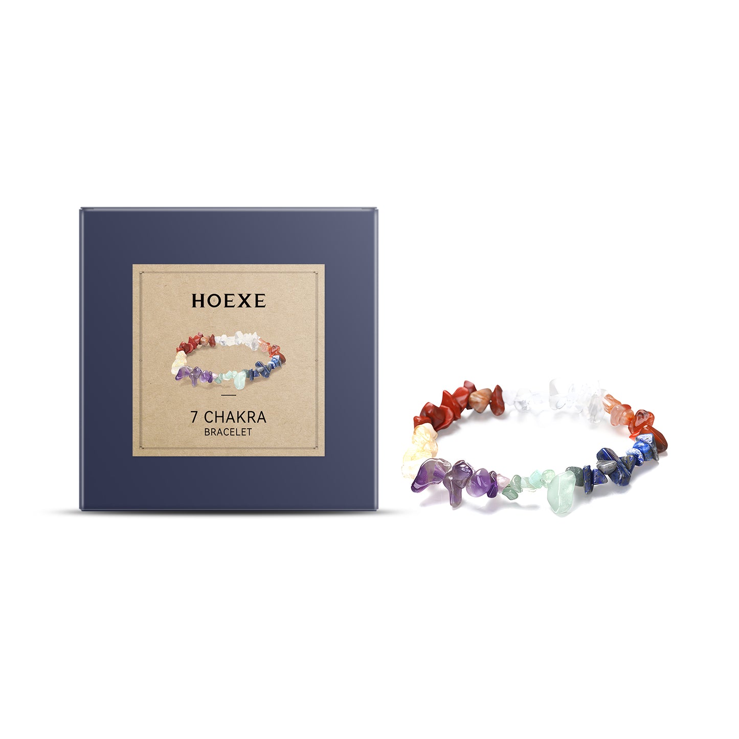 Seven-Color Bracelet Seven-Color Simple Jewelry Stone Bead Wheel Yoga Beaded Bracelet – Avaiya Gems