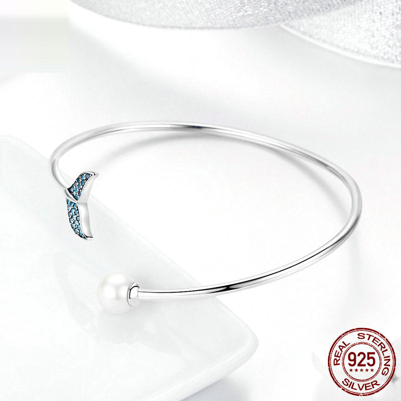 Mermaid Tears s925 sterling silver bracelet – photo 3 – Avaiya Gems