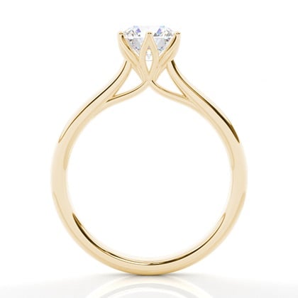 Floral Shank Engagement Rings – alternate view