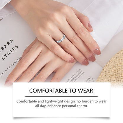 Hoexe Silver Dot Diamond Ring, Care For Daily Life Wear Comfortable Sports Ring For Men And Women – photo 3 – Avaiya Gems