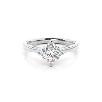 Hidden Halo Diamond Engagement Rings